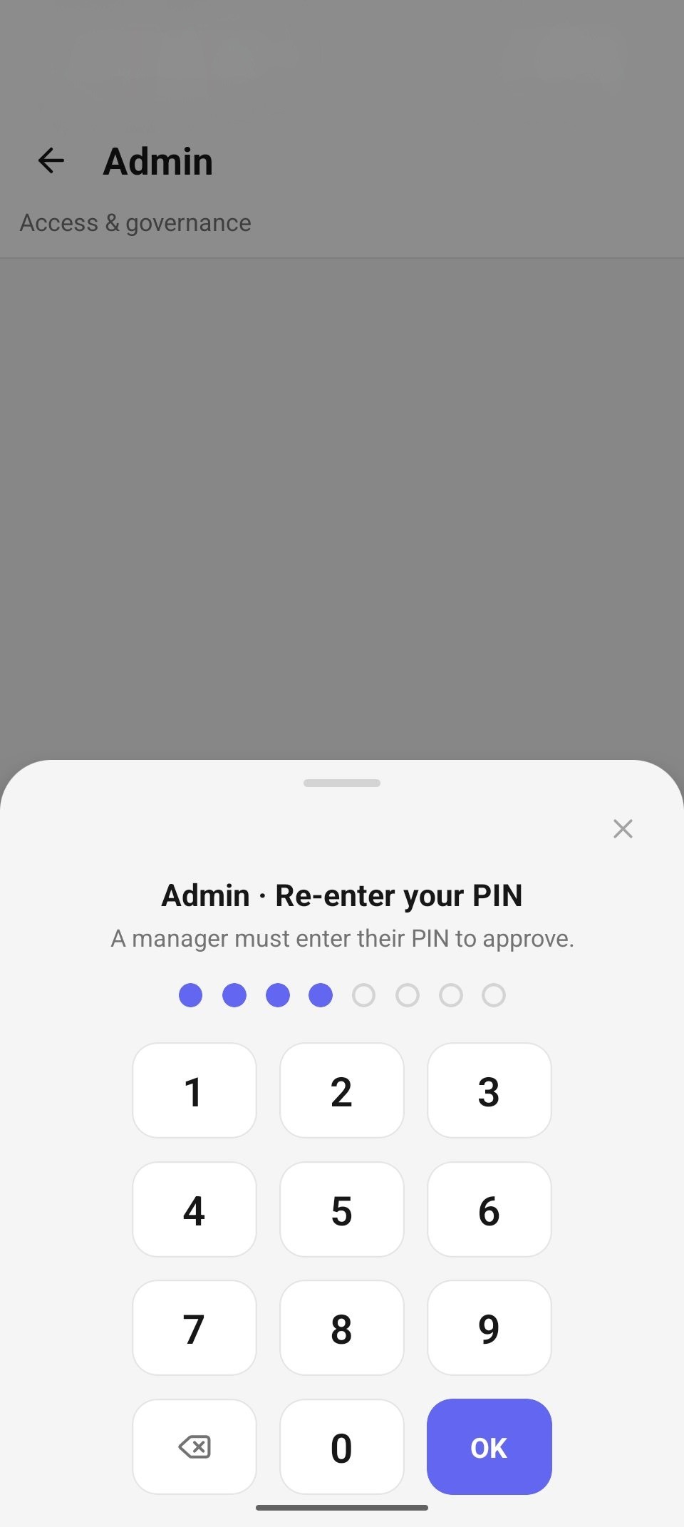 Admin unlock